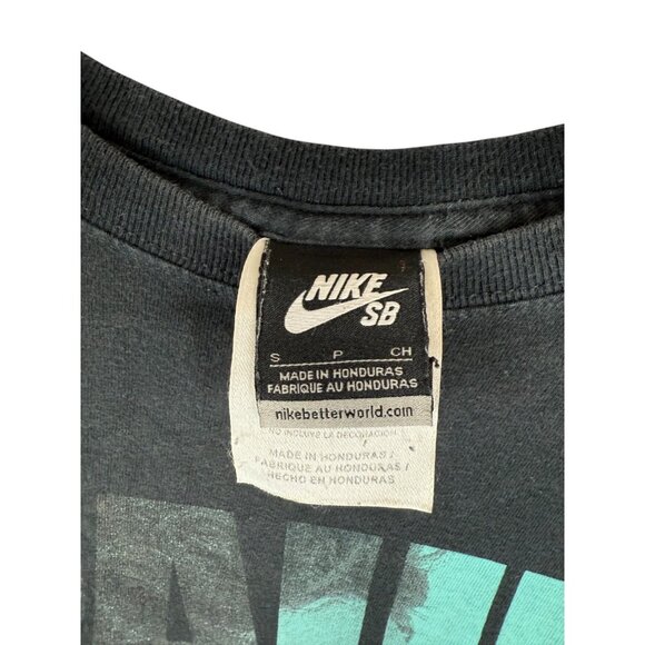 VintageNike Black SB 100% Cotton Paul Rodriguez Circle Neck Short Sleeve Tee - S - Picture 3 of 4